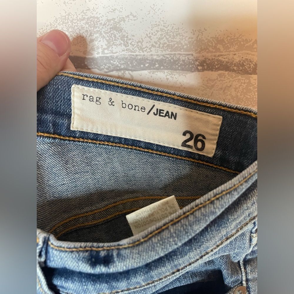 Rag And Bone Patch Work Color Block High Rise Ski… - image 6